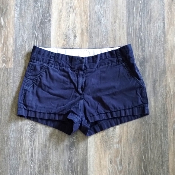 J. Crew Pants - J. Crew Cotton Chino Shorts Navy size 4